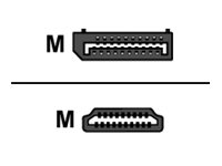 M-CAB Videokabel DisplayPort / HDMI 3m Sort