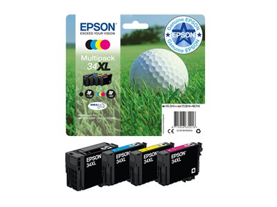 EPSON 2LB 34XL Ink Multipack CMYK w/s