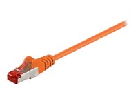 MicroConnect CAT 6 Foldet uskærmet snoet par (F/UTP) 10m Netværkskabel Orange