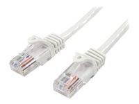 StarTech.com CAT5e Cable - 7 m White  Cable - Snagless - CAT5e Patch Cord - CAT5e UTP Cable - RJ45 Network Cable CAT 5e Ikke afskærmet parsnoet (UTP) 7m Patchkabel Hvid