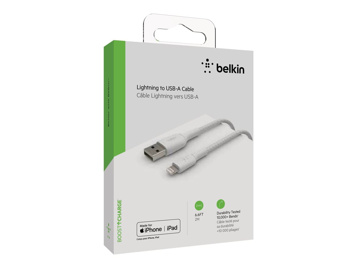 BELKIN Câble tressé Lightning USBA 2m