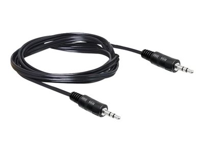 DELOCK Klinkekabel 3,5mm -> 3,5mm St/St 2.50m schwarz