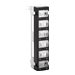 Eaton Tripp Lite Series 12-Port Wall-Mount Patch Panel for UTP Keystone Jacks, Rotatable Modules