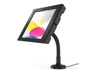 Compulocks Apex stand - exposed front/back camera and sensors - for tablet - flex arm mount - black