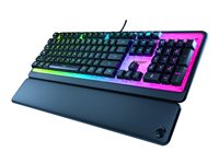 ROCCAT Magma Tastatur Membran RGB/16,8 millioner farver Kabling Tysk