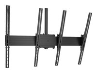 Chief Fusion 2x1 Menu Board Ceiling Display Mount - For Displays 40-55" - Black mounting kit - for 2 LCD displays - black