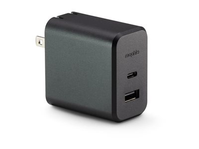 MOPHIE POWER ADAPTER USB-C PD USB-A 60W BLK