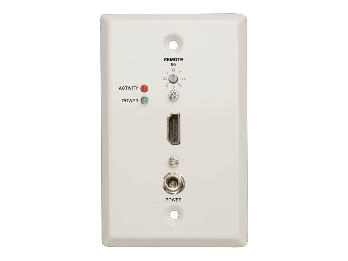 Tripp Lite HDMI Over Cat5/Cat6 Active Video Extender Remote Receiver Wallplate 1080p 200'