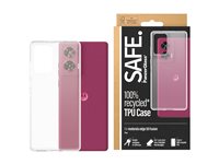 PanzerGlass SAFE. by TPU Case for Motorola Moto edge 50 Fusion | Transparent Beskyttelsescover Transparent
