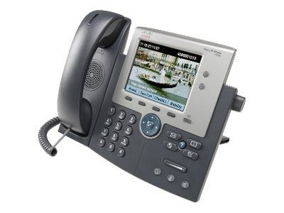 Cisco Unified IP Phone 7945G VoIP phone SCCP, SIP 2 lines silver, dark gray -
