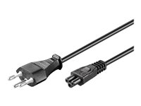 MicroConnect Effekt SEV 1011 (male) - Strøm IEC 60320 C5 Sort 3m Strømkabel