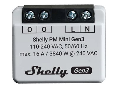 SHELLY PM Mini Gen3 Power Meter