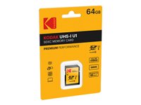 Kodak SDXC UHS-I Memory Card 64GB 85MB/s