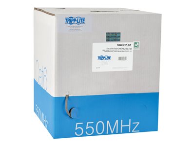 Tripp Lite 1000FT PVC CMR CAT 6 SOLID UTP BULK CABLE Gray 1000'