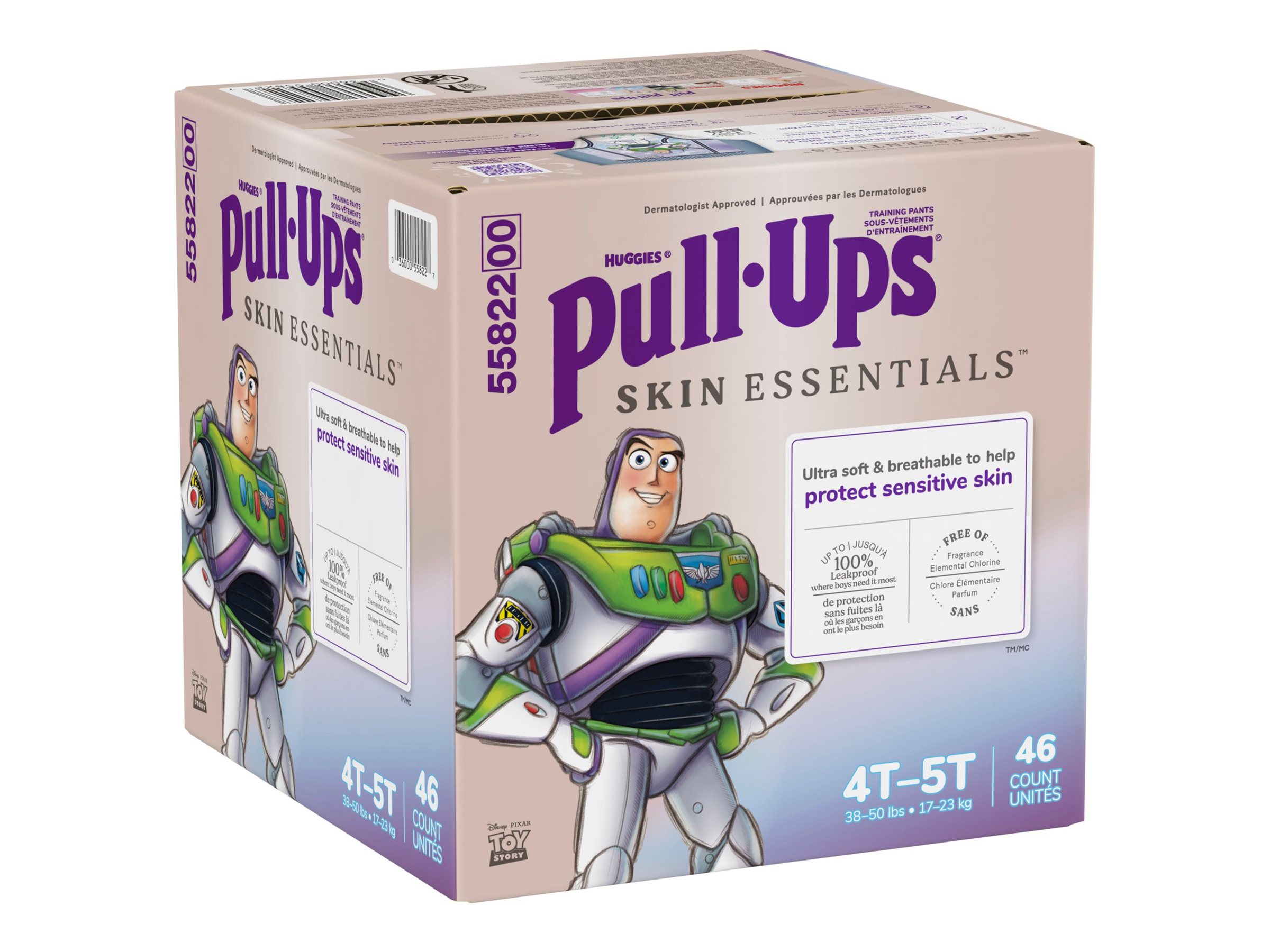 Huggies Pull-Ups Skin Essentials Training Pants - Disney Toy Story - Size 4T-5T - 46's