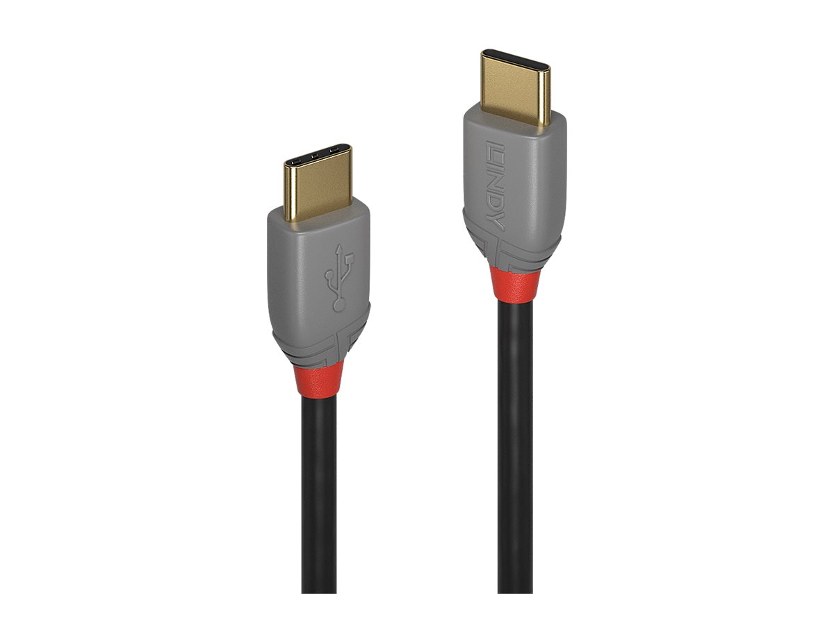 C ble USB 2.0 Type C, 3A, Anthra Line, 0.5m