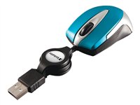 Verbatim Go Mini Optical Travel Mouse Optisk Kabling Blå