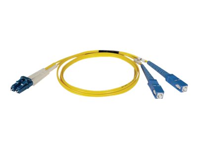 Tripp Lite 6M Duplex Singlemode 8.3/125 Fiber Optic Patch Cable LC/SC 20' 20ft 6 Meter