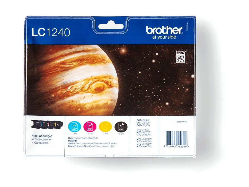 BROTHER Pack de 4 cartouches d