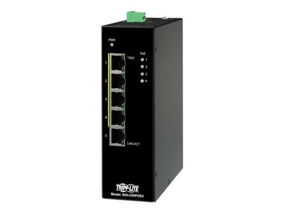Tripp Lite Unmanaged Industrial Gigabit Ethernet Switch 5-Port 