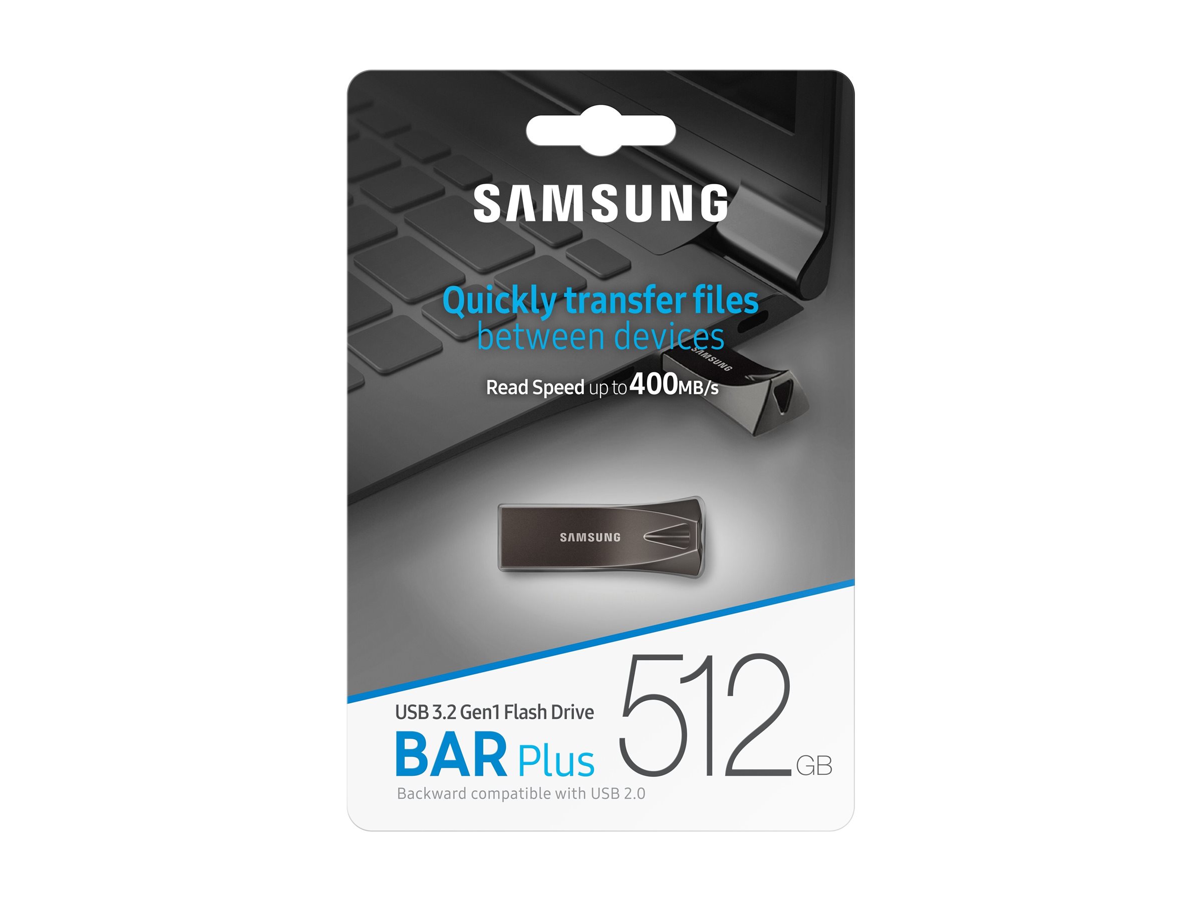 Samsung BAR Plus USB 3.1 Flash Drive (512GB) - Thumbnail 2