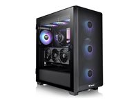 Thermaltake S Series S250 TG ARGB Tower Udvidet ATX Sort
