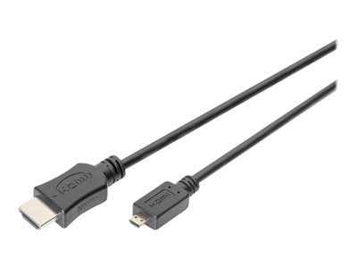 DIGITUS HDMI Verbindungsk. Typ-D (Micro) --> Typ-A St/St 2m - DB-330109-020-S