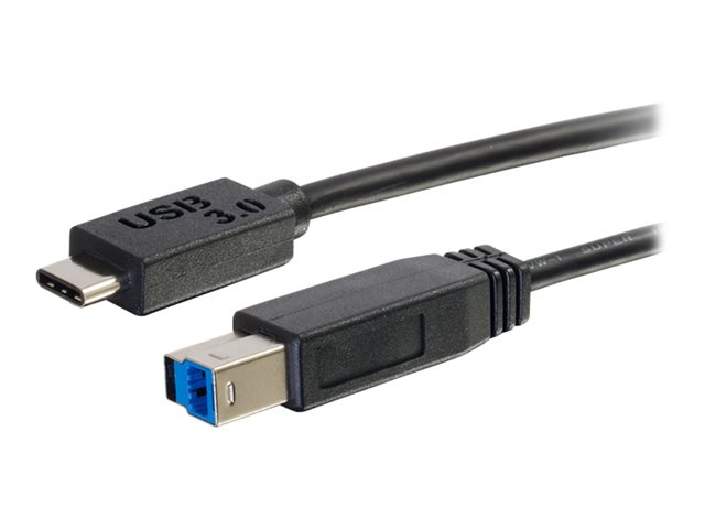 C2G 10ft USB C to USB B Cable - USB 3.2 - 5Gbps - M/M - USB kabel typ C - USB Type B do USB-C - 3.05 m – foto 4