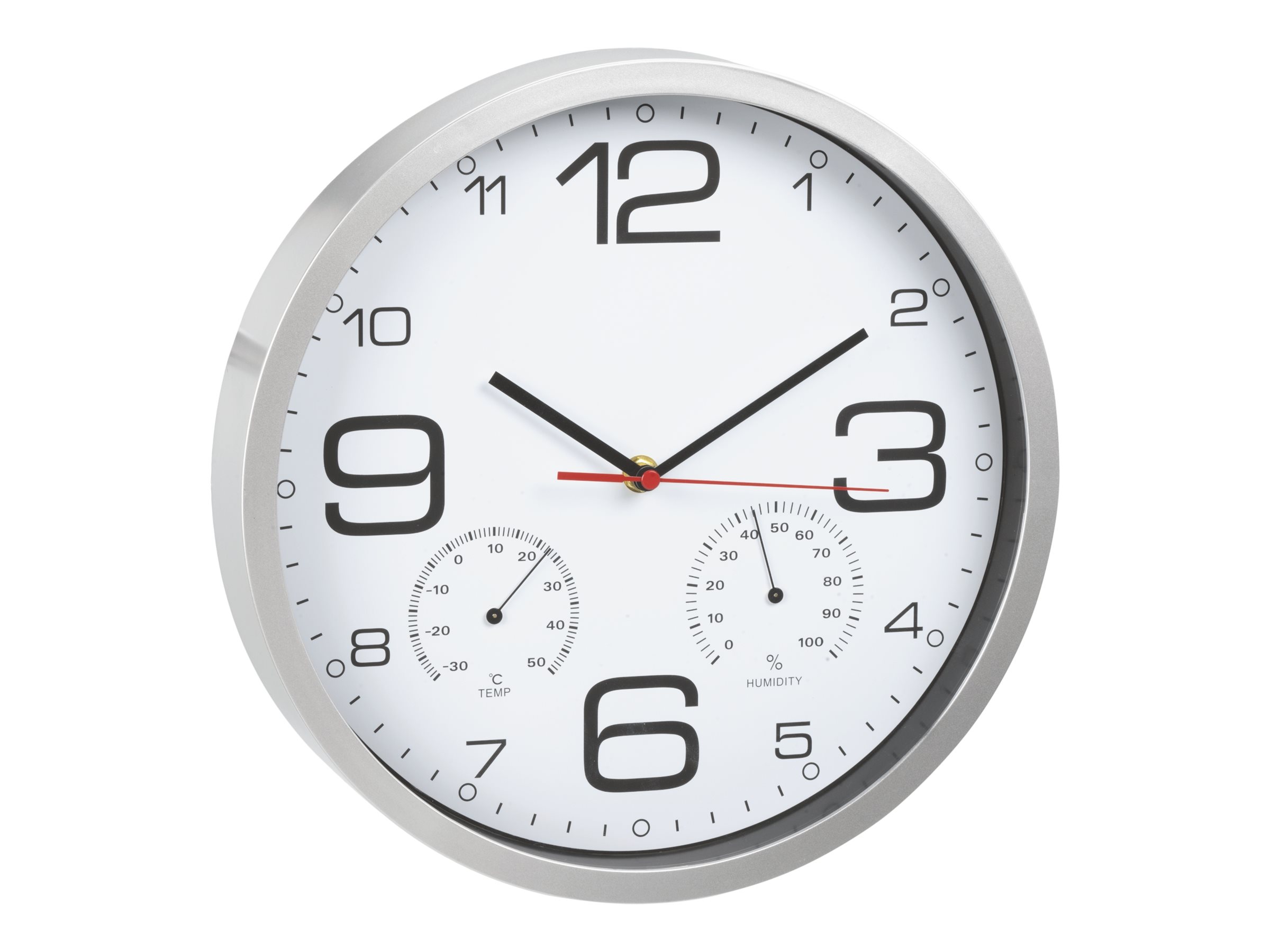 Today By London Drugs Wall Clock - White - 30.5 X 4.5cm