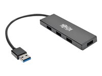 Tripp Lite 4-Port Portable Slim USB 3.0 Superspeed Hub w/ Built In Cable Hub 4 porte USB