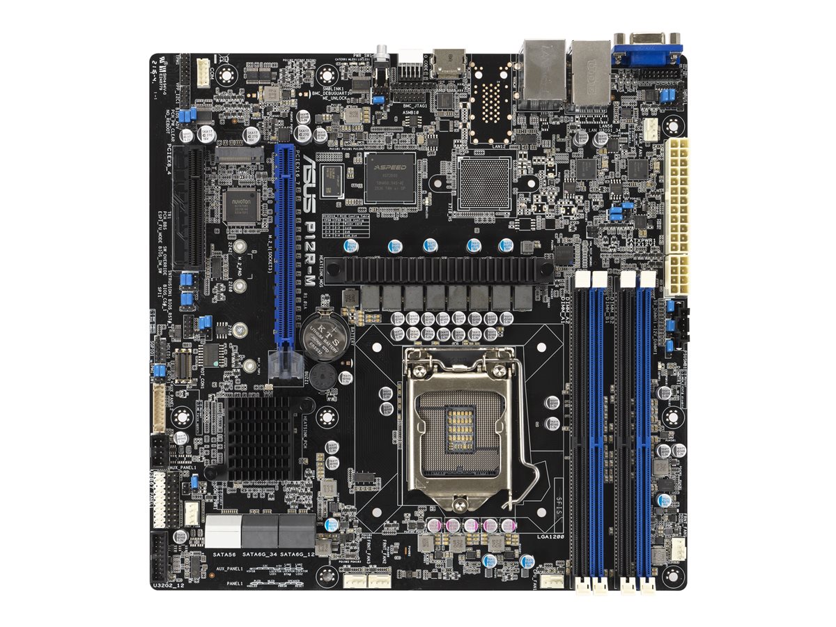 ASUS P12R-M - základní deska - mikro ATX - zásuvka LGA1200 - C252