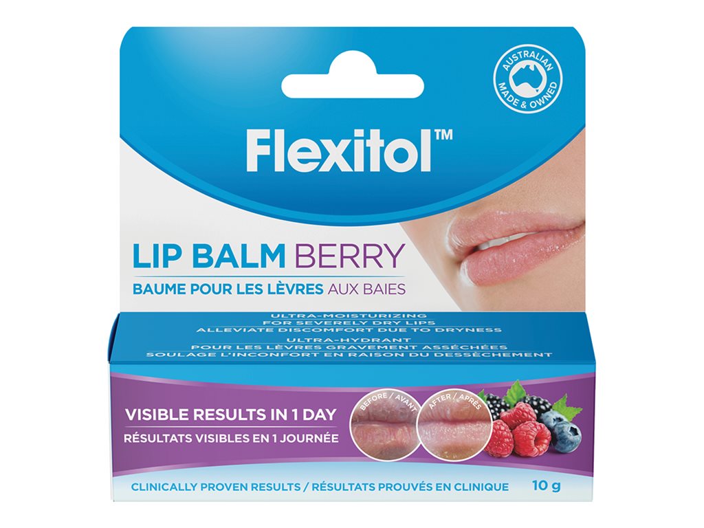 Flexitol Lip Balm - Berry - 10g