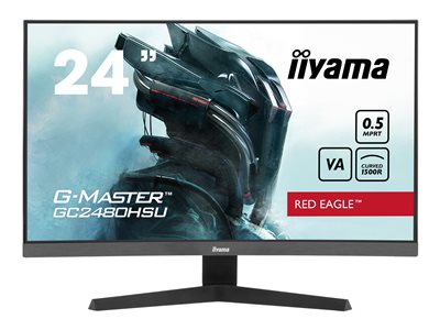 IIYAMA 60.5cm (24) GC2480HSU-B1 16:9 2xHDMI+DP+USB Curv. - GC2480HSU-B1