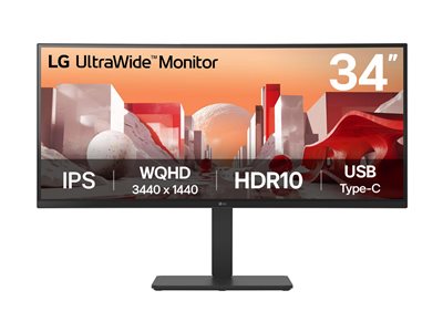 LG UltraWide 34BA75QE-B - LED monitor - curved - 3
