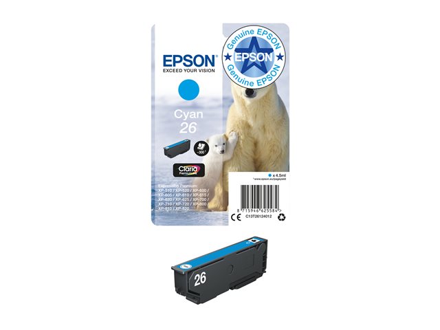 EPSON 1LB 26 ink cartridge cyan
