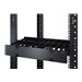 APC Horizontal Cable Manager Single-Sided with Cover - rack cable management kit - 1U