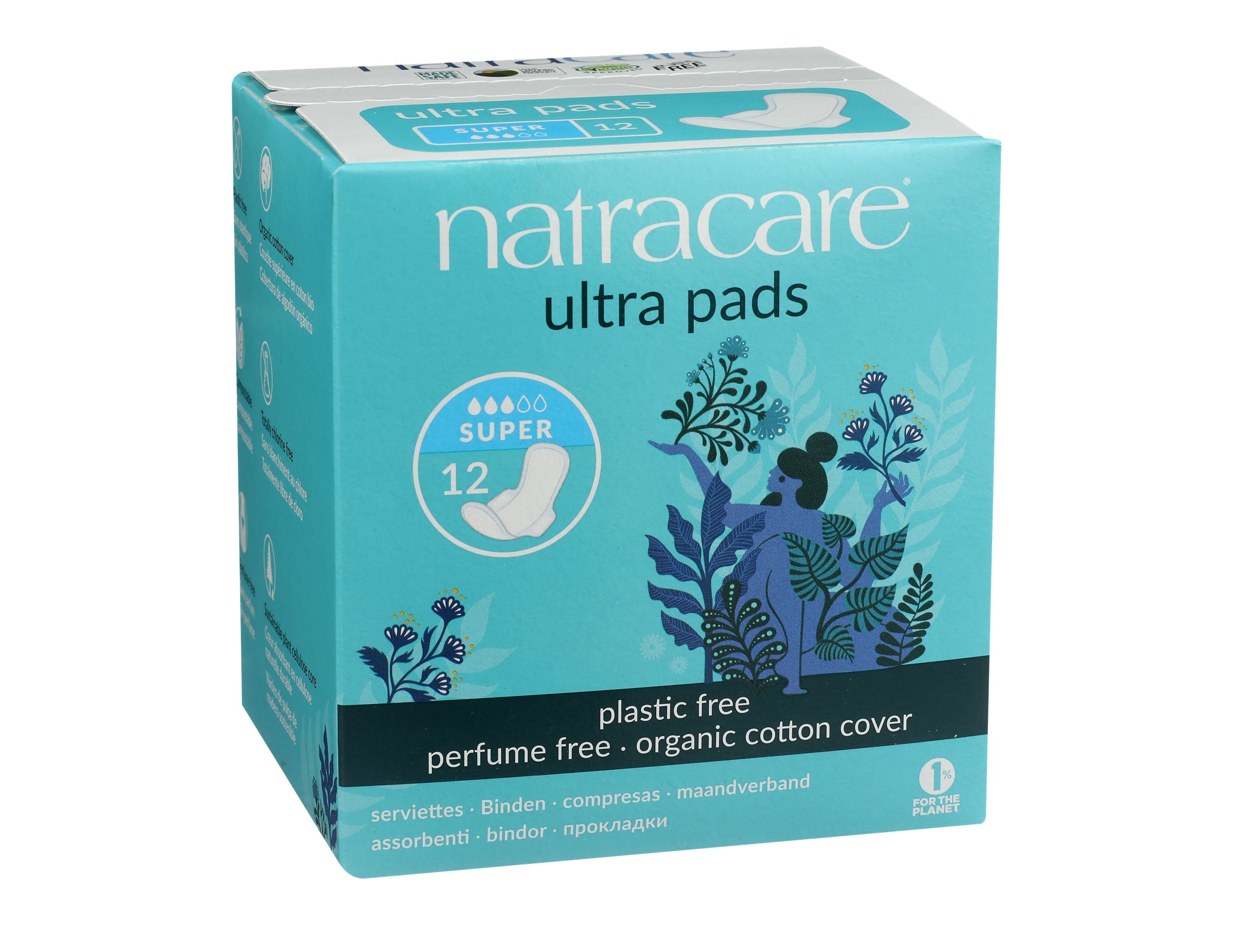 Natracare Natural Ultra Pads - Super - 12's