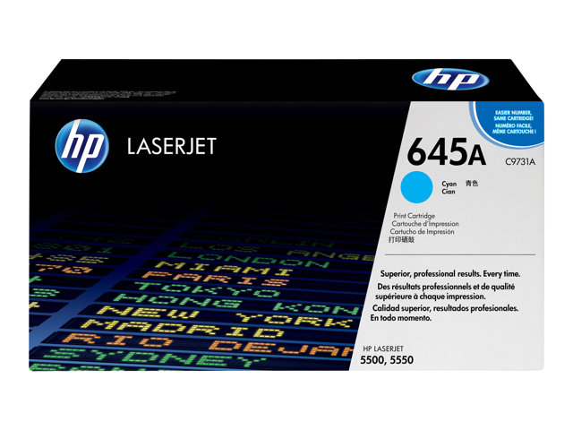 HP Toner cyan CLJ5500 C9731A
