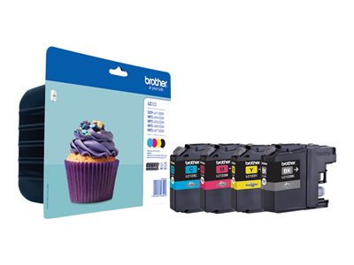 Patrone Brother LC-123VALBP  Multipack mit Security-Tag