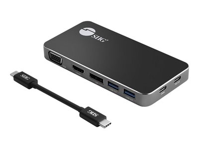 SIIG USB-C MST Video Travel Docking with PD