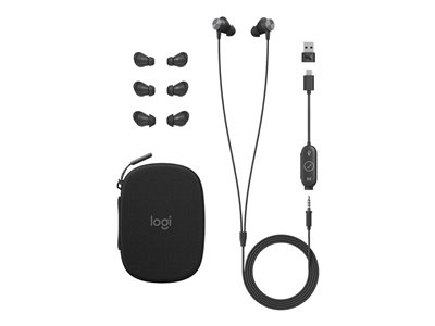 logitech wired earbuds