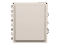 AccelTex Solutions - Network device enclosure - 12x10x6, nonconfigured, polycarbonate, with solid door and latch lock - indoor, outdoor - light gray - for Cisco Catalyst IW9165; HPE Aruba Networking AP-735