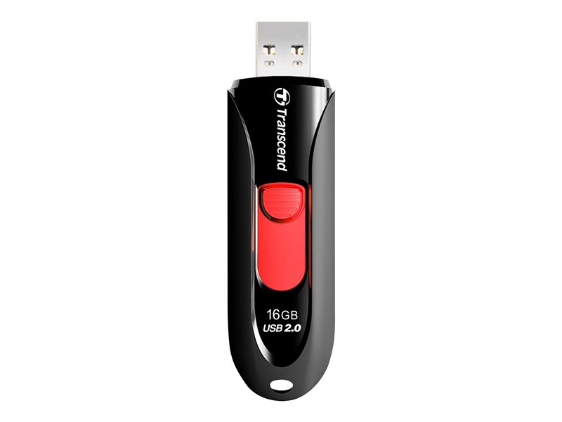 TRANSCEND 16Go Clé USB 2.0 - Noir