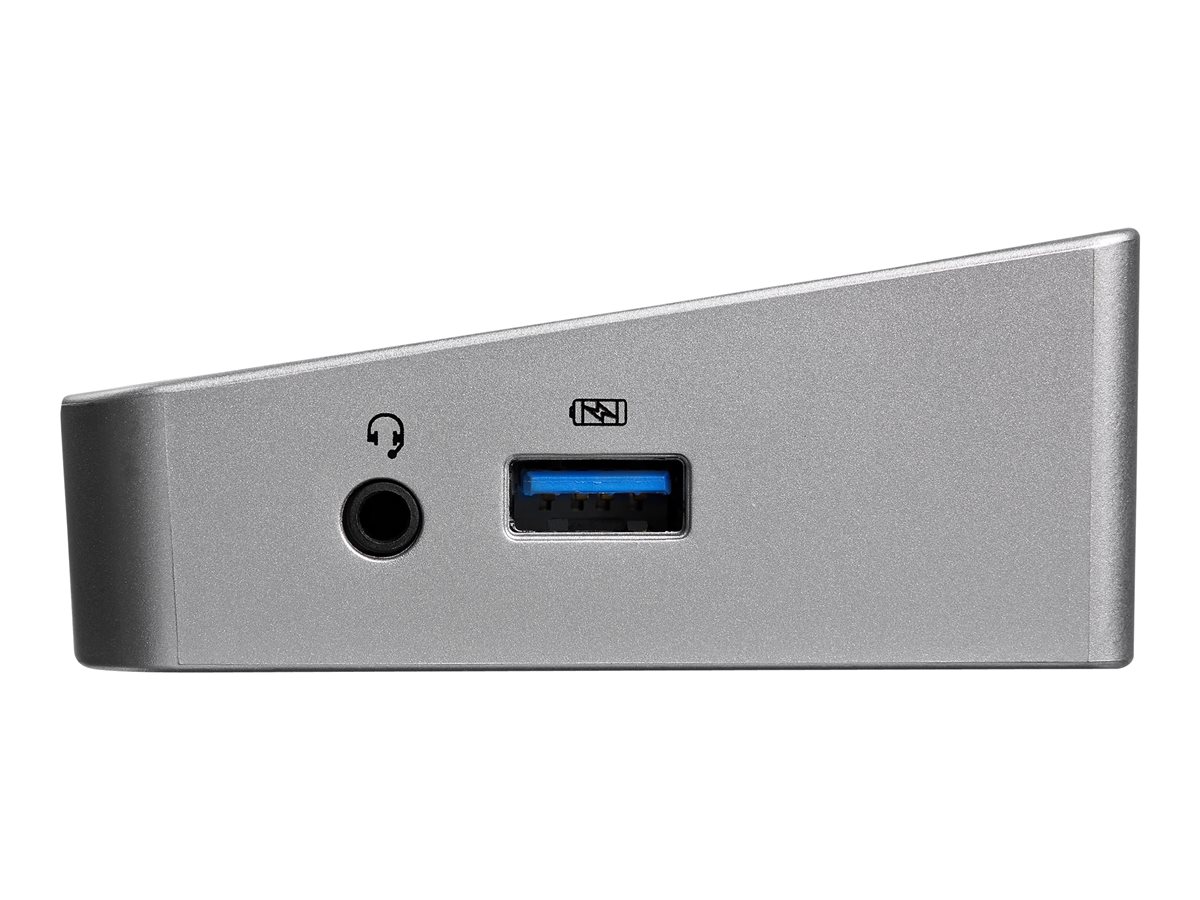 StarTech.com Triple Monitor USB 3.0 Laptop Docking Station - 4K HDMI, 2x DisplayPort - Universal USB Dock for Windows & Mac OS (10.14 & Above) (USB3DOCKH2DP) - dokovací stanice - USB - 1GbE – foto 4