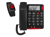Amplicomms BigTel 50 Alarm Plus Telefon med ledning LCD-skærm