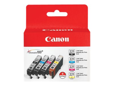 Canon CLI-221 4 Color Pack