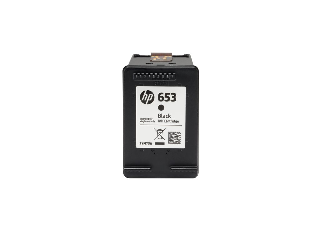 HP 653 Black Original Ink Advantage Cart