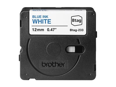 BROTHER BTAG233 Ribbon 12MM Blue BROTHER BTAG233 Ribbon 12MM Blue