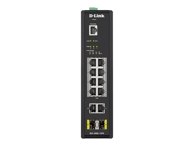 D-LINK 12 Port L2 Industrial SM Switch