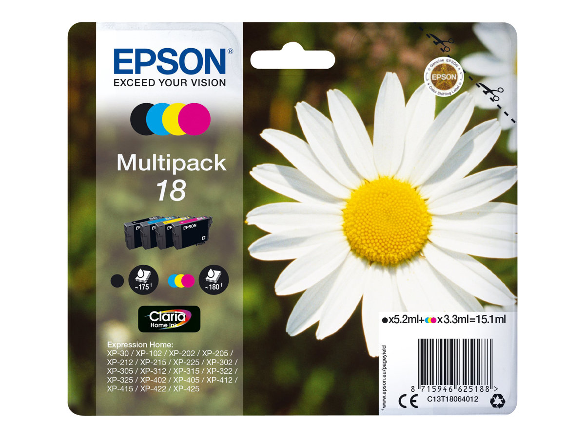 EPSON 3LB 18 ink cartridge 4-pack